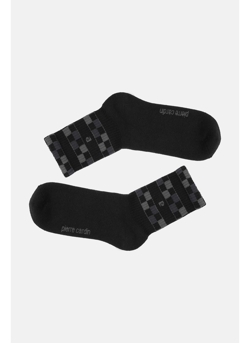Cotton 6-Pack Men's Short Sock Tennis Socks 5003-PC Black