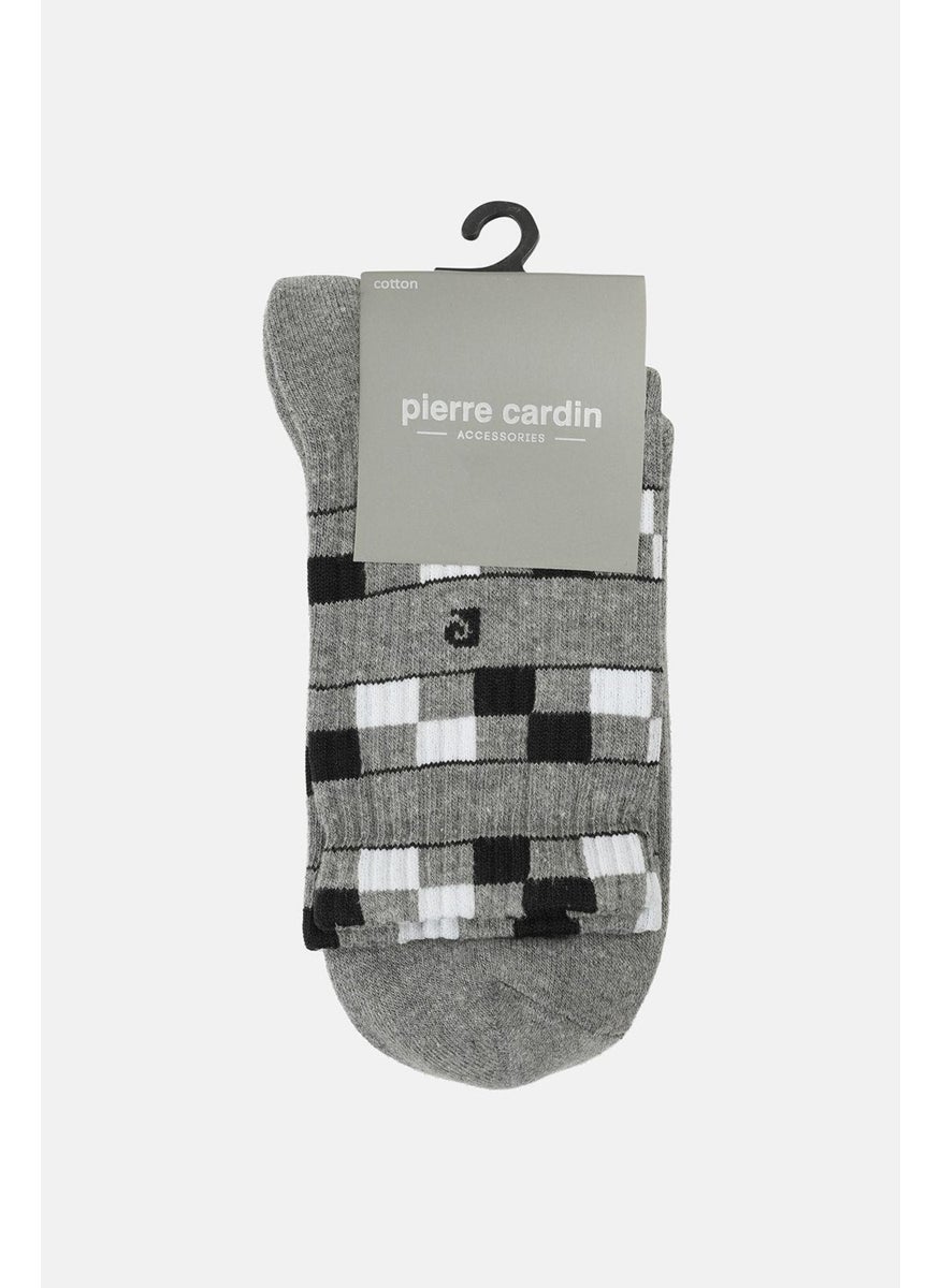 Cotton 6-Pack Men's Short Sock Tennis Socks 5003-PC Gray