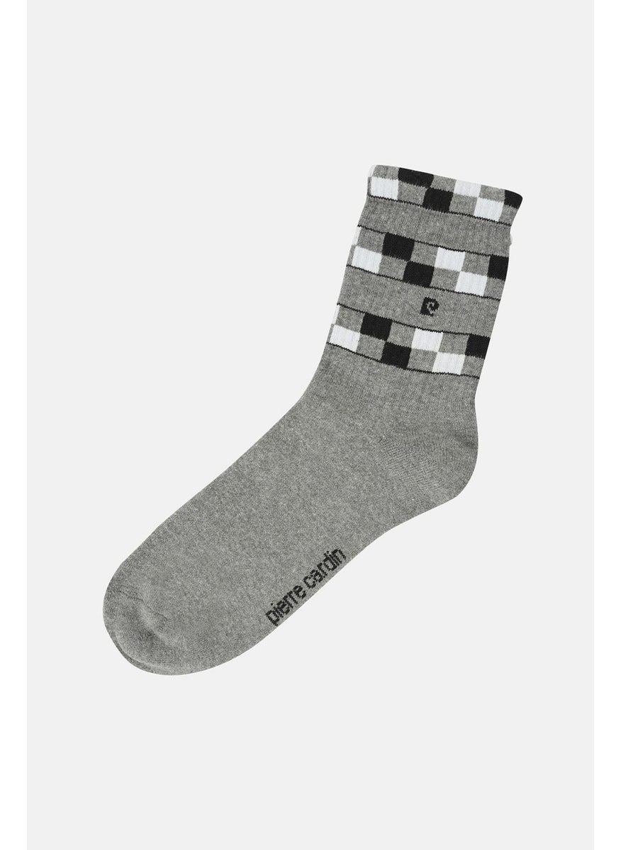 Cotton 6-Pack Men's Short Sock Tennis Socks 5003-PC Gray