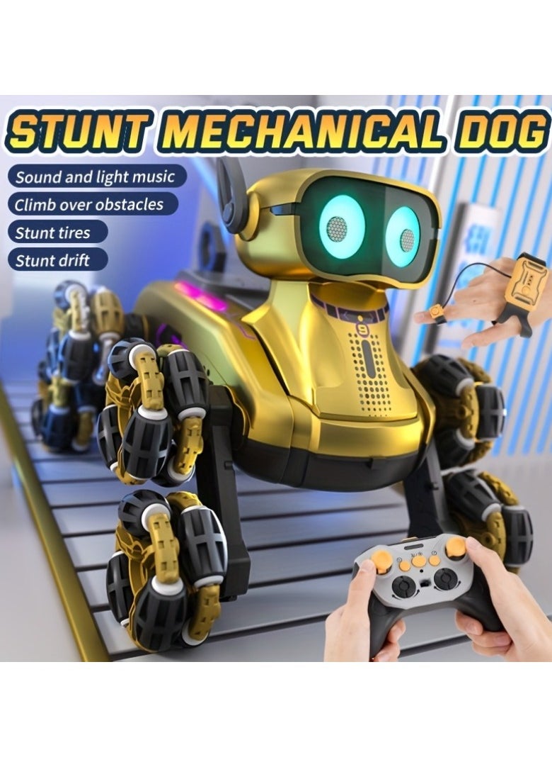 Eight-Wheel Drifting Dog Mechanical Toy Deformation Remote Control Toys