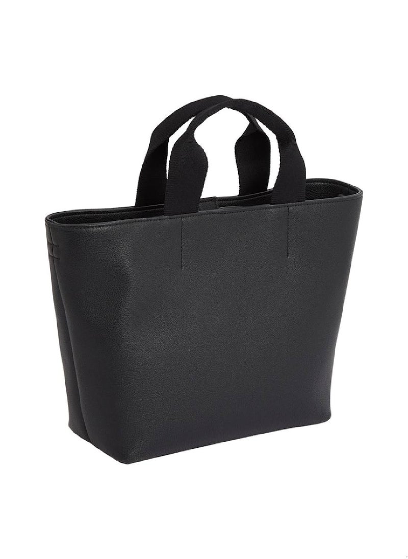 Women's Ultralight Mini Tote - Faux Leather, Black