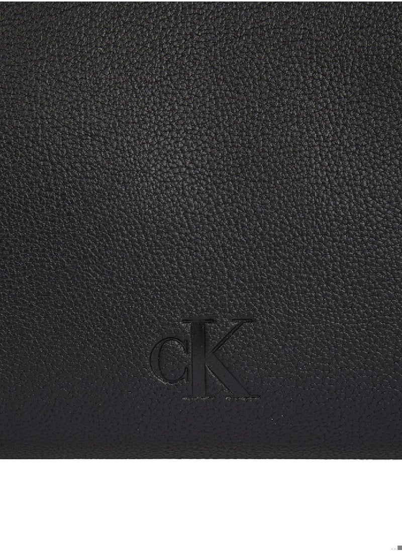 Women's Ultralight Mini Tote - Faux Leather, Black