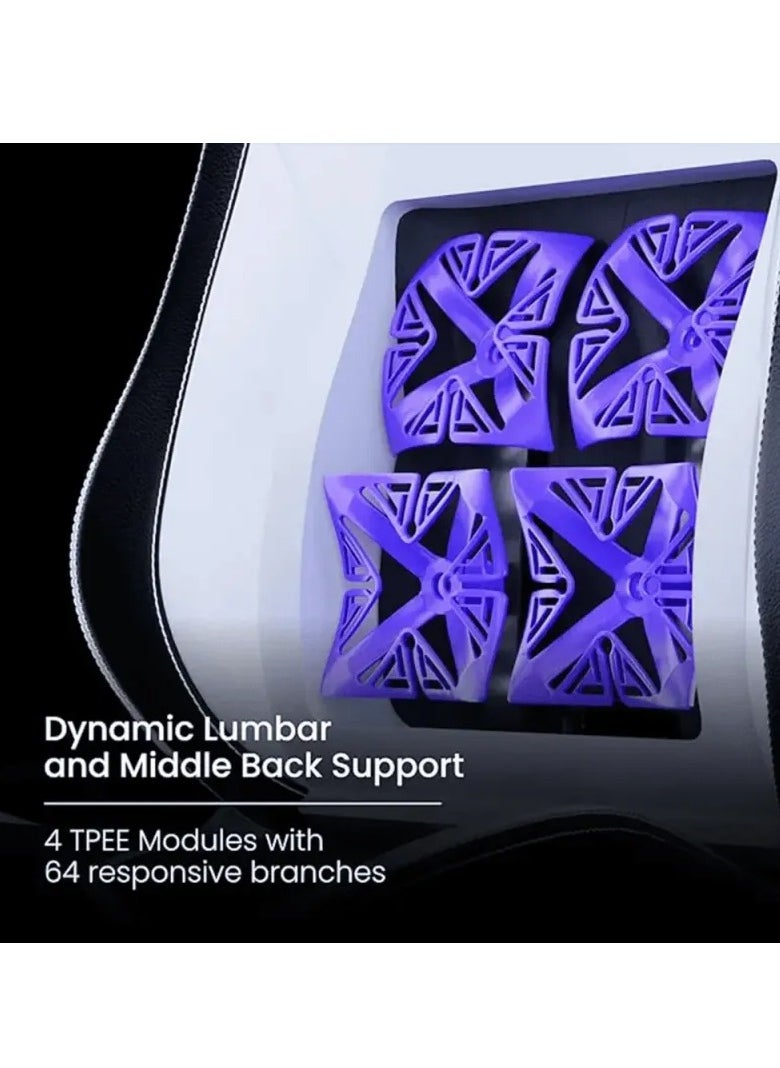 Vertagear Racing Series S-Line SL3800 Gaming Chairs / 100KG Weight Limit / Easy Assembly / Adjustable Seat Height / VG-SL3800SE_WT