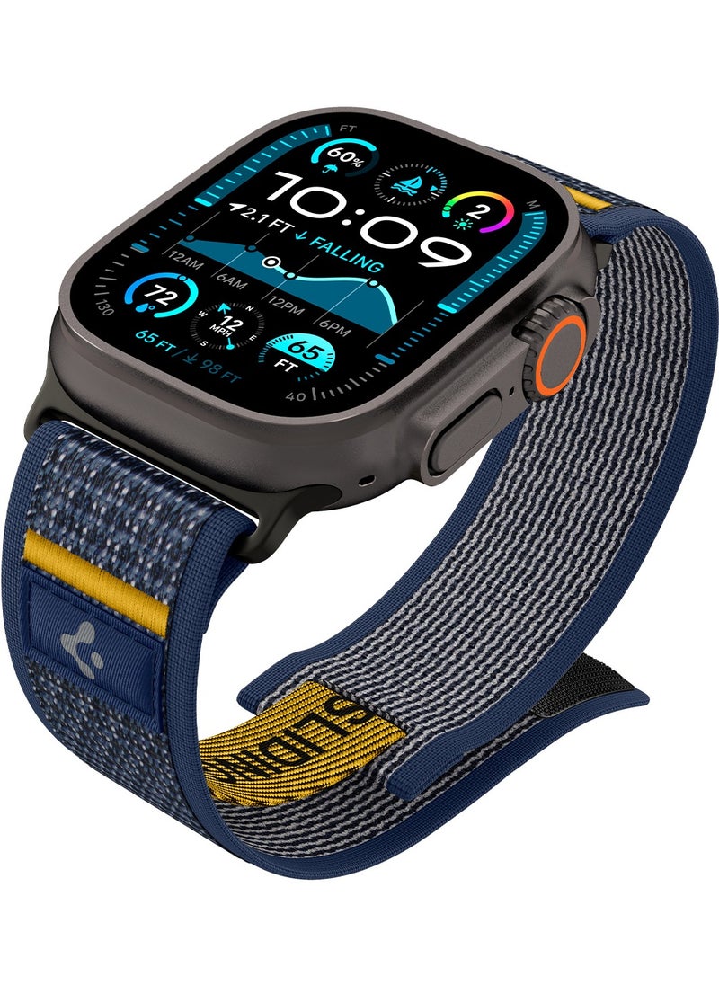 Athlex Air Apple Watch Band for Apple Watch Ultra 2/1 49mm, Series 10 46mm, 9/8/7 45mm, SE2/SE/6/5/4 44mm, 3/2/1 42mm Adjustable Loop Band Strap - Active Navy