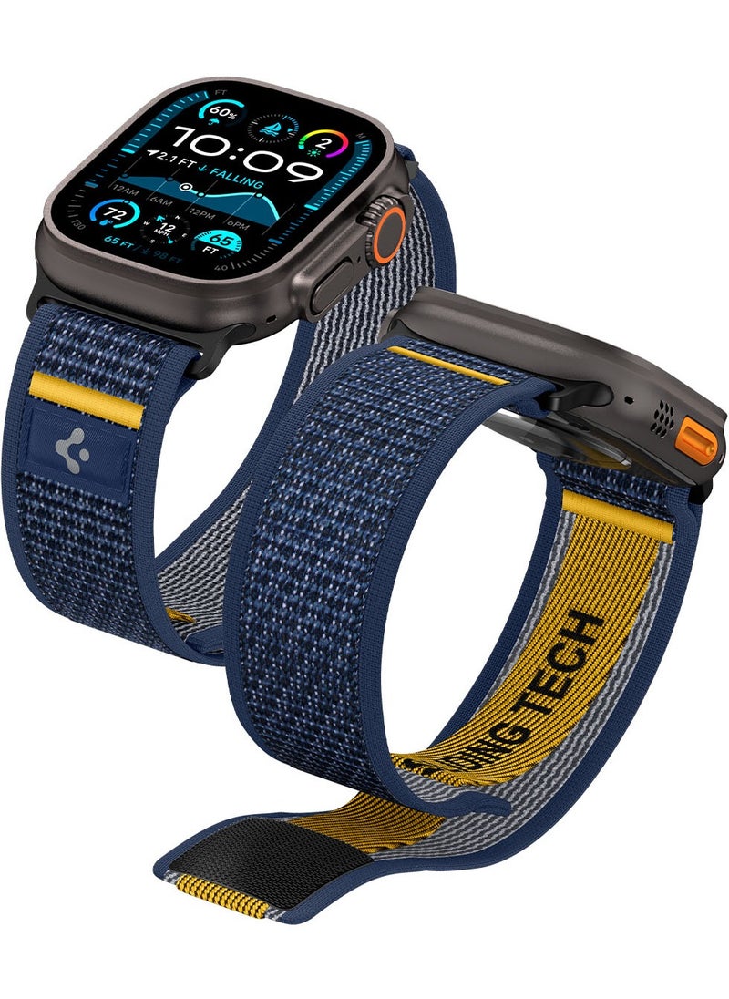 Athlex Air Apple Watch Band for Apple Watch Ultra 2/1 49mm, Series 10 46mm, 9/8/7 45mm, SE2/SE/6/5/4 44mm, 3/2/1 42mm Adjustable Loop Band Strap - Active Navy
