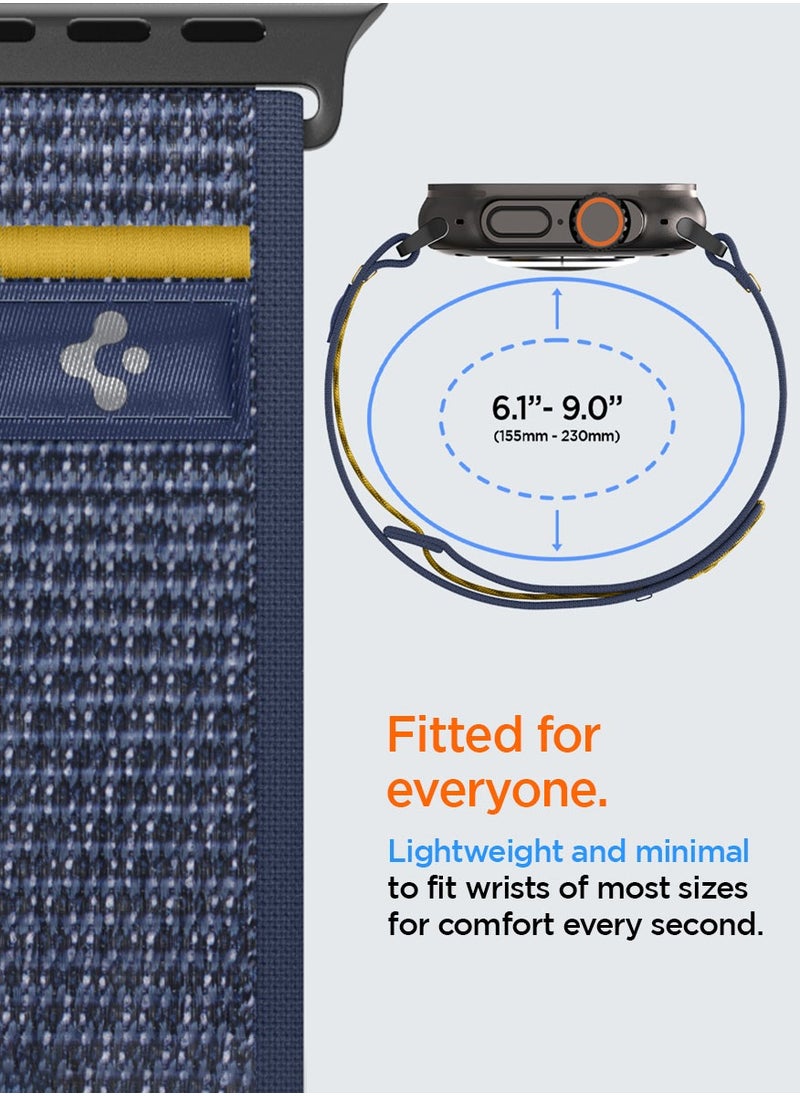 Athlex Air Apple Watch Band for Apple Watch Ultra 2/1 49mm, Series 10 46mm, 9/8/7 45mm, SE2/SE/6/5/4 44mm, 3/2/1 42mm Adjustable Loop Band Strap - Active Navy