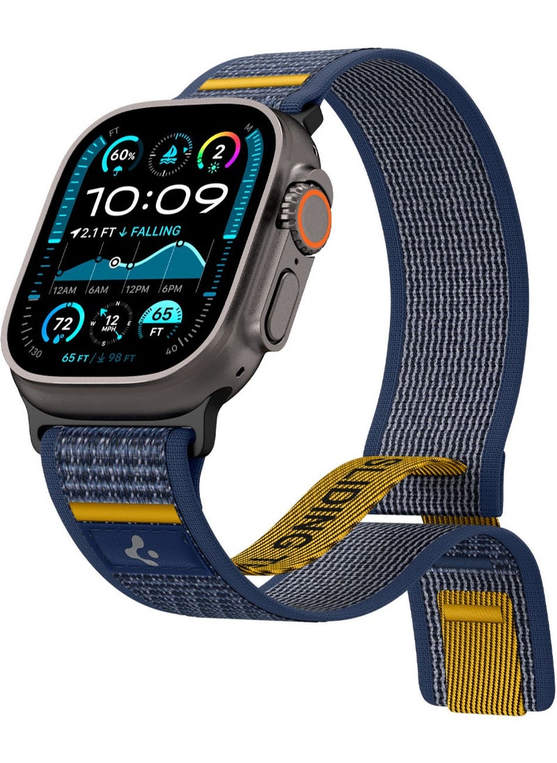 Athlex Air Apple Watch Band for Apple Watch Ultra 2/1 49mm, Series 10 46mm, 9/8/7 45mm, SE2/SE/6/5/4 44mm, 3/2/1 42mm Adjustable Loop Band Strap - Active Navy
