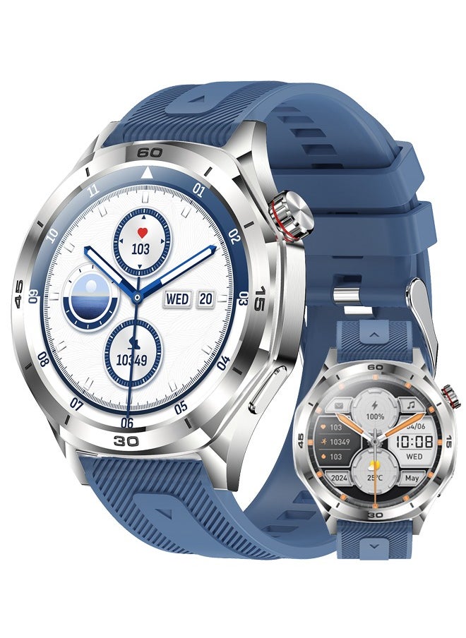 Smart Watch for Men Compatible with IOS Android  1.52 inch Full Touch Screen IP67 Waterproof Bluetooth Fitness Tracker Heart Rate/Sleep Monitor