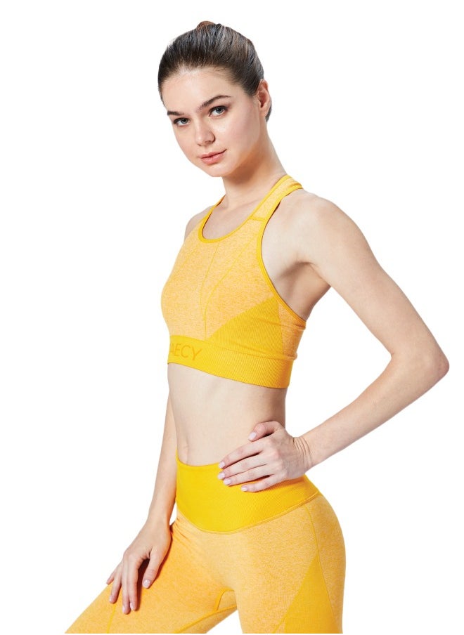 Women's High-Support Seamless Padded Sports-Bra
