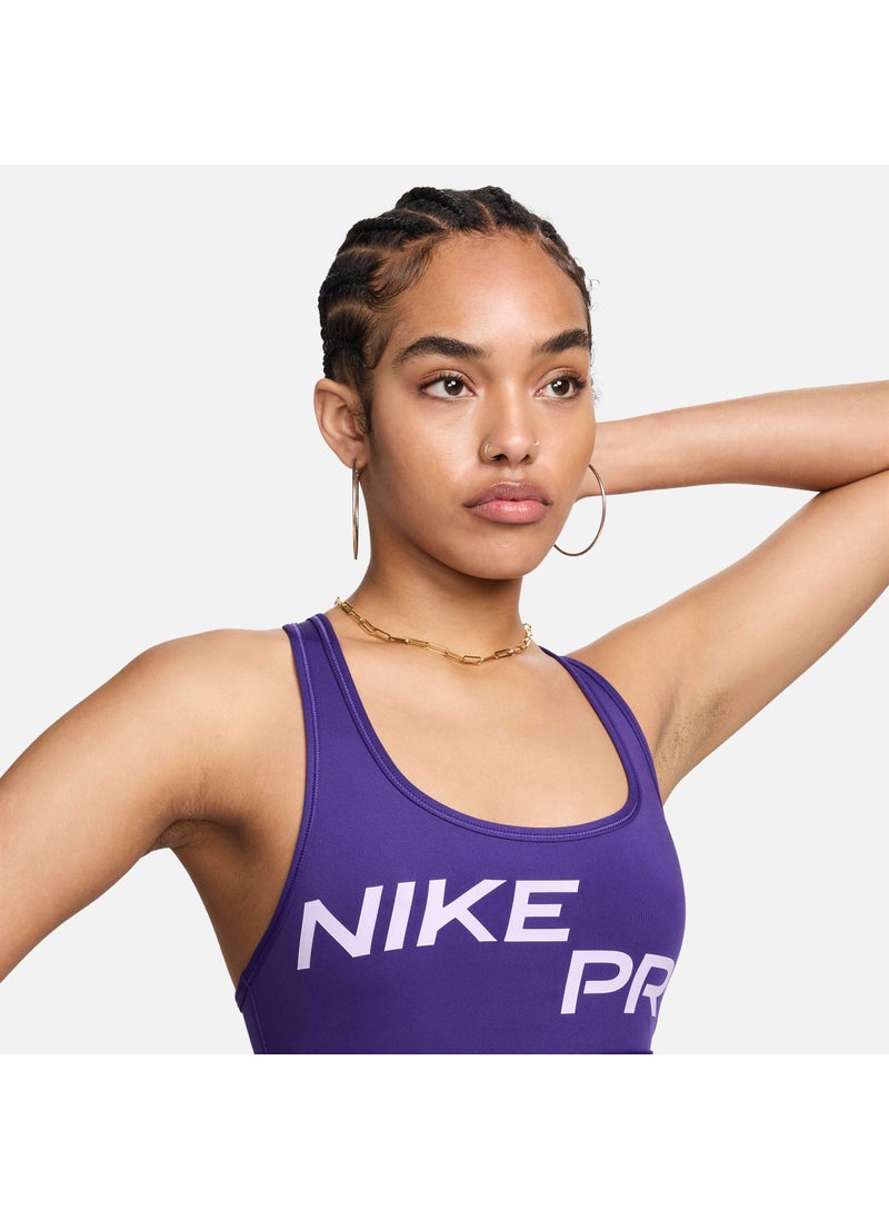 Women's Pro Swoosh Light Support Non-Padded Graphic Sports Bra