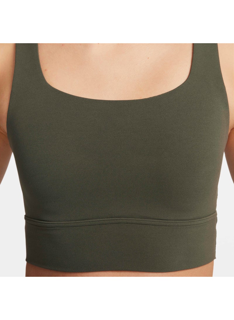Women's Dri-FIT Zenvy Medium-Support Longline Training Sports Bra