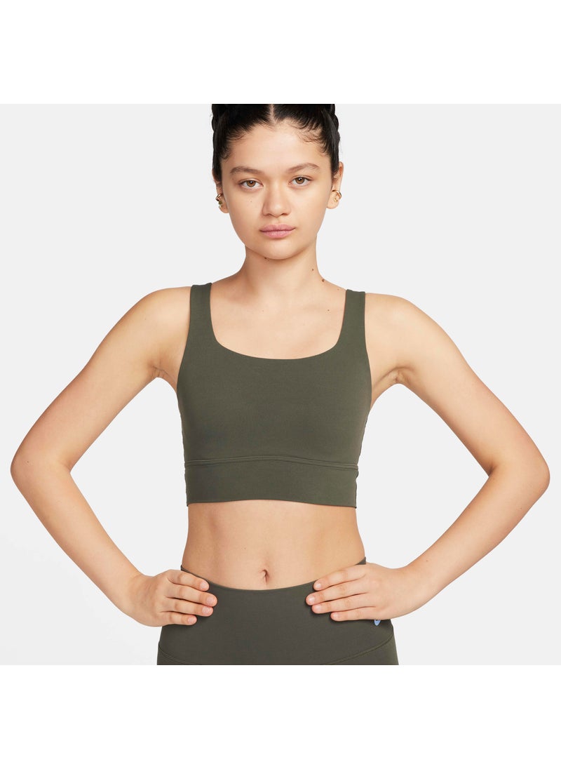 Women's Dri-FIT Zenvy Medium-Support Longline Training Sports Bra