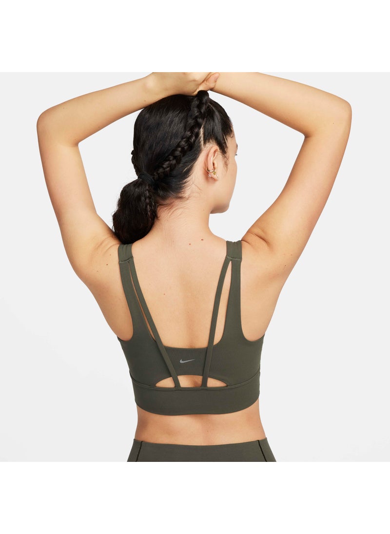 Women's Dri-FIT Zenvy Medium-Support Longline Training Sports Bra
