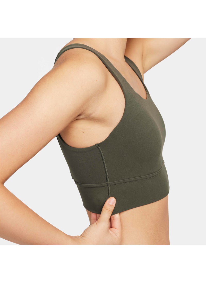 Women's Dri-FIT Zenvy Medium-Support Longline Training Sports Bra
