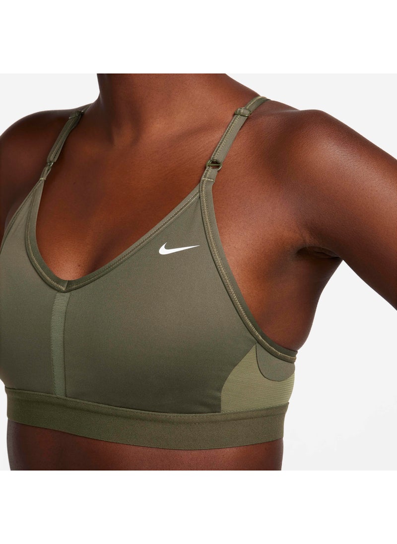 Women's Indy Light-Support Padded V-Neck Sports Bra