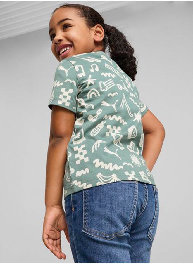 Kids Sandy Adventures Aop T-Shirt