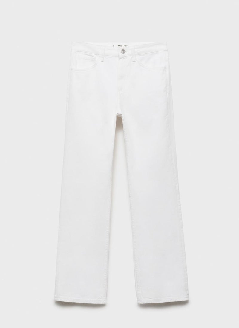 Matilda Medium Rise Straight-Fit Jeans