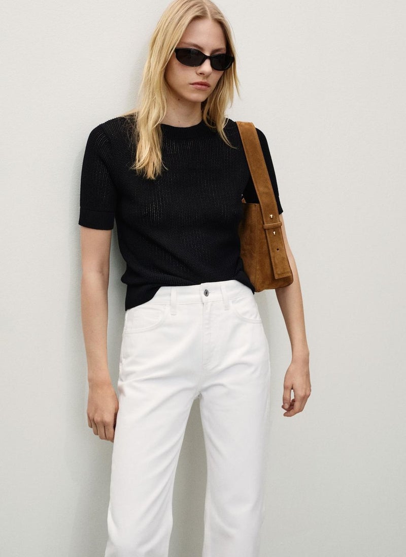 Matilda Medium Rise Straight-Fit Jeans