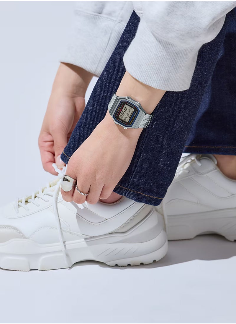 Vintage Bluetooth Step Tracker Stainless Steel Watch ABL-100WE-1A