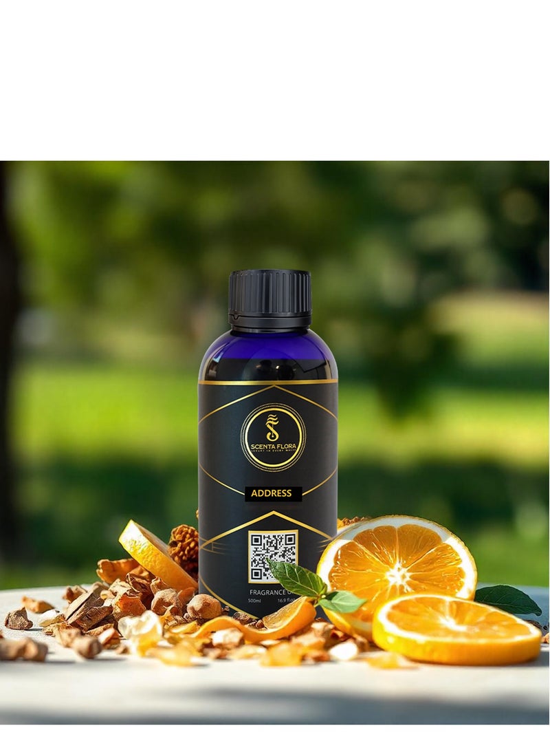 3 Diffuser Aroma Oils Combo - Aromatherapy - Long-Lasting Freshness, Inviting Ambiance (500ml x 3)