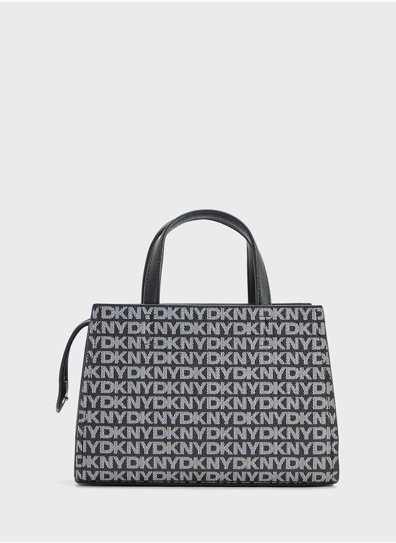 Avril Logo Zip Through Satchel