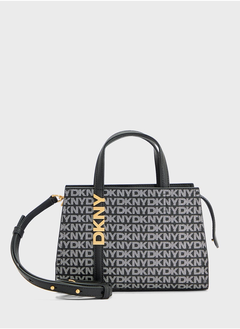 Avril Logo Zip Through Satchel