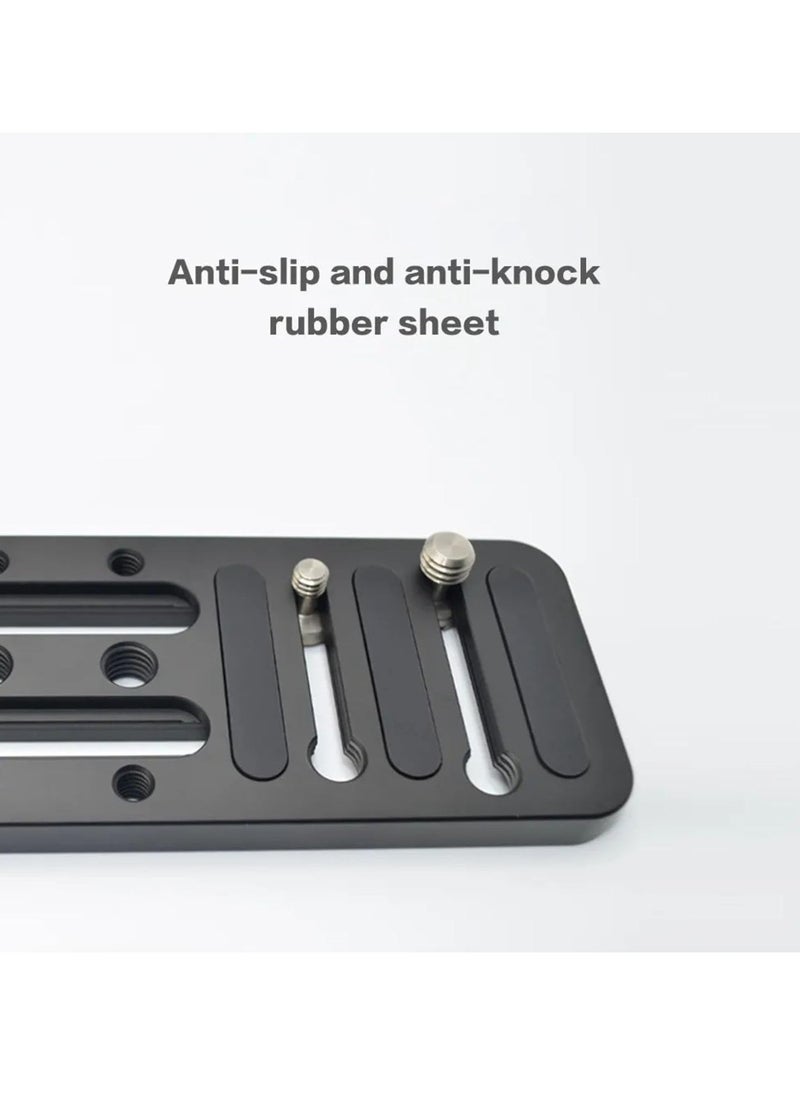 Universal L Camera Bracket with Quick Release Plate for DSLR Cameras - Vertical & Horizontal Switching for Canon, Nikon, Sony, DJI Osmo, Ronin, and Zhiyun Stabilizers & Tripods.