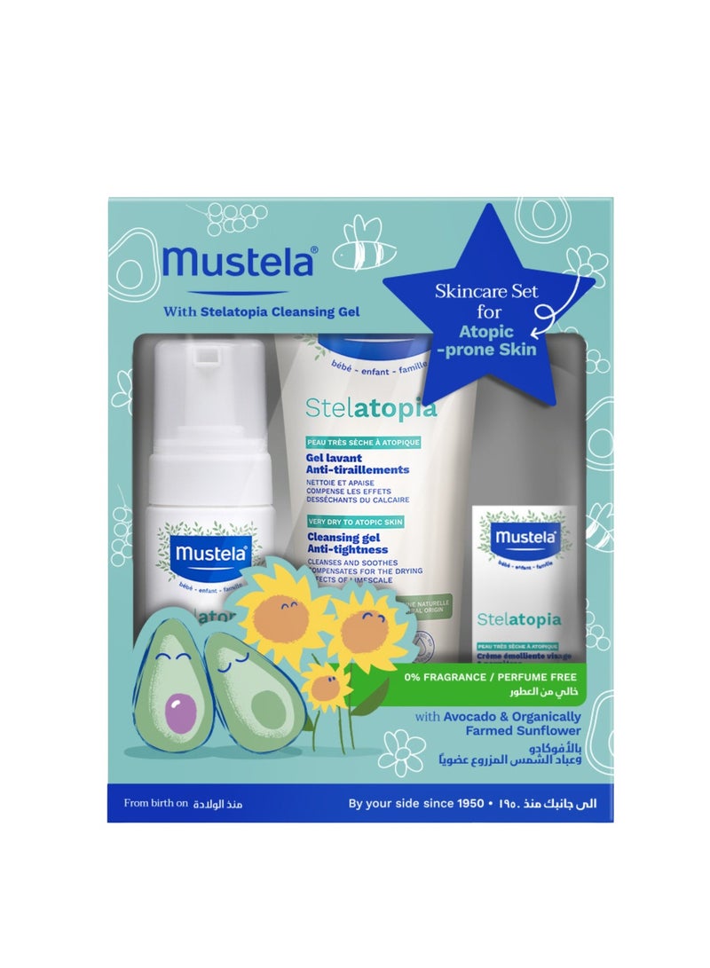Foam Shampoo 150 ML, Cleansing Gel 200 ML, Face Cream 40 ML