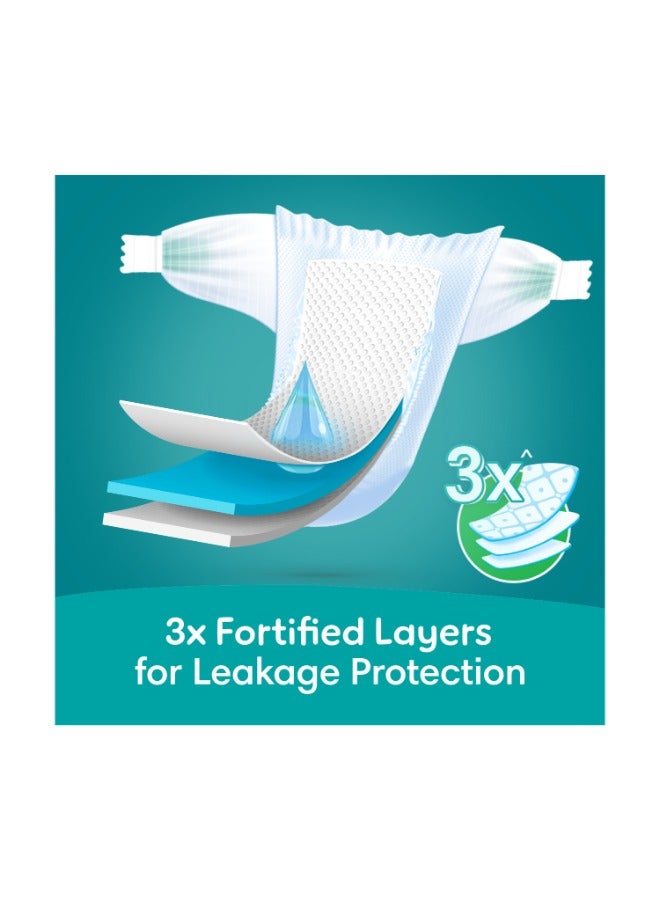 Rash Protection Taped Diapers Size 6 (13+ Kg) Jumbo Box - 58 Count