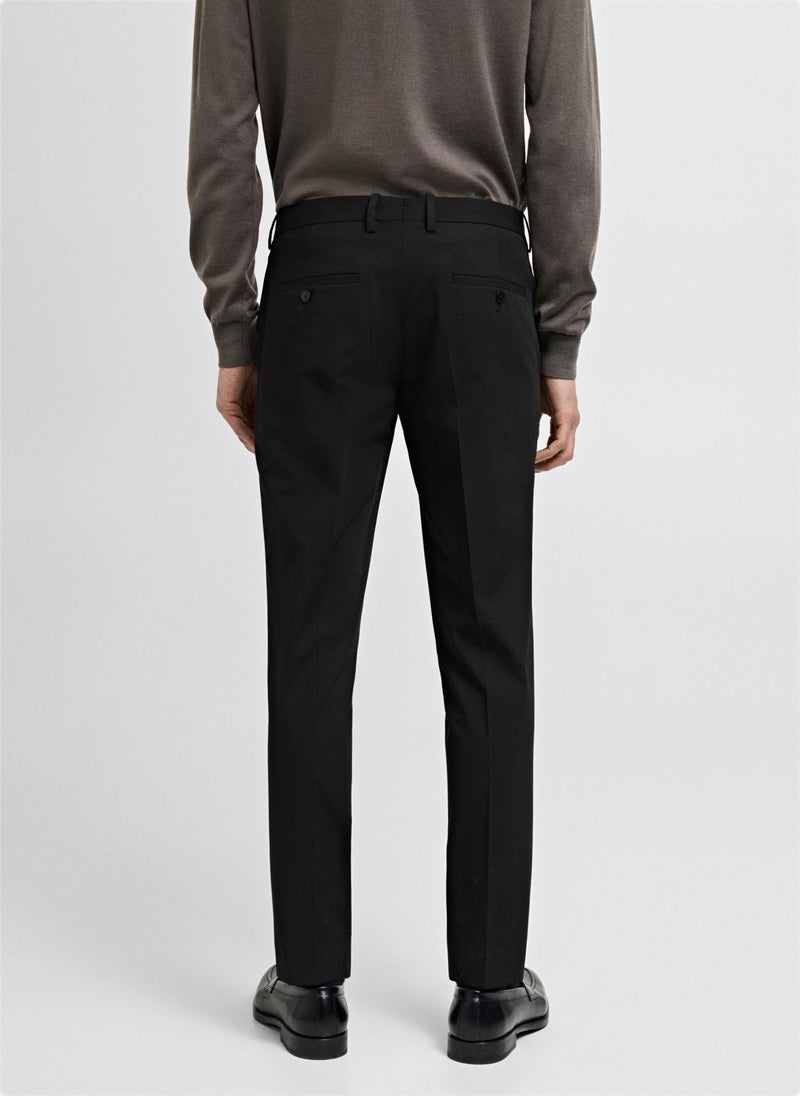 Slim Fit Cotton Pants