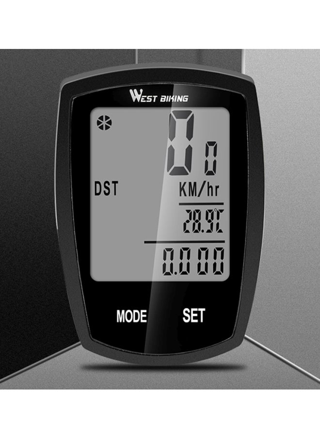 Wireless Bike Speedometer 6x4cm