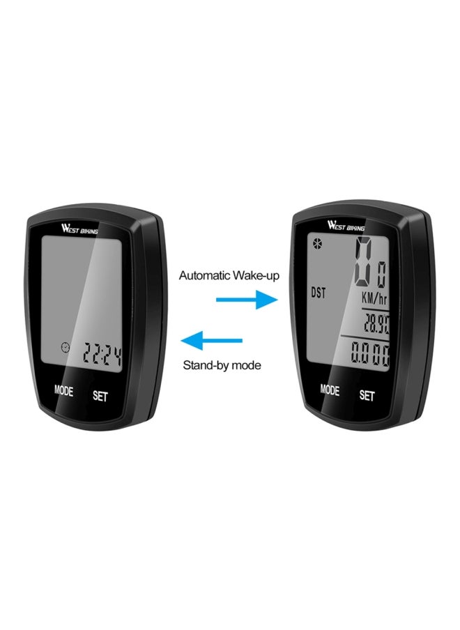 Wireless Bike Speedometer 6x4cm