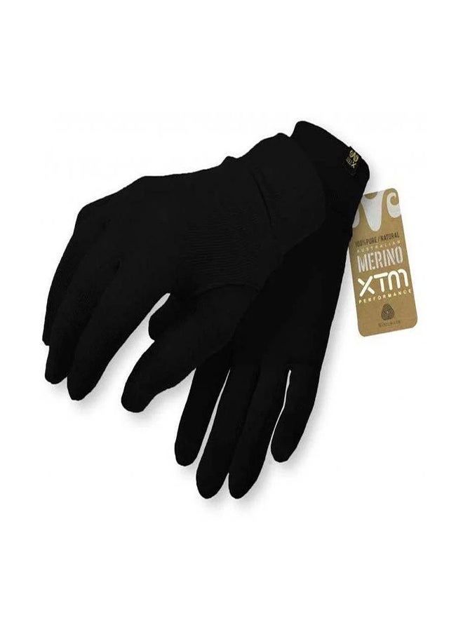 XTM By Adventure HQ | Merino Gloves Medium - Black