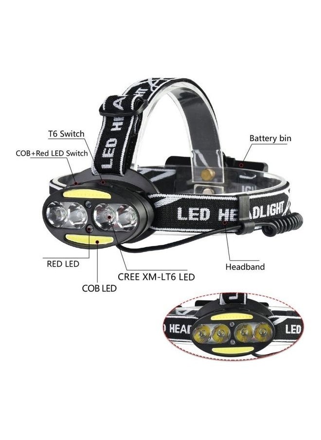 30000 LM Waterproof LED Head Lamp Flashlight Lantern