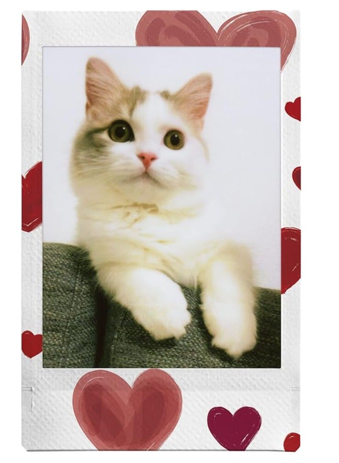 Mini Heart Sketch Instant Film Pack (10 exposures) Colored