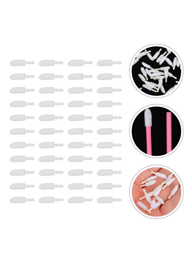 Travel Accessories 300Pcs Lipstick Gloss Wands Applicator Disposable Lip Brush Replacement Head Lipstick Lipgloss Applicator For Eyebrow Eyelash Extension Makeup Kits For Women Makeup Brush