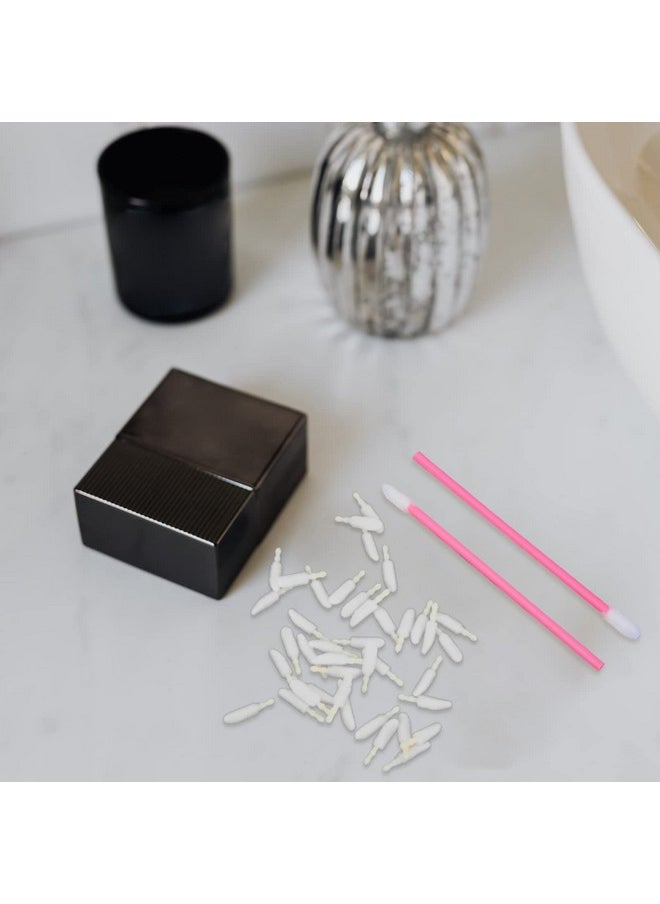 Travel Accessories 300Pcs Lipstick Gloss Wands Applicator Disposable Lip Brush Replacement Head Lipstick Lipgloss Applicator For Eyebrow Eyelash Extension Makeup Kits For Women Makeup Brush
