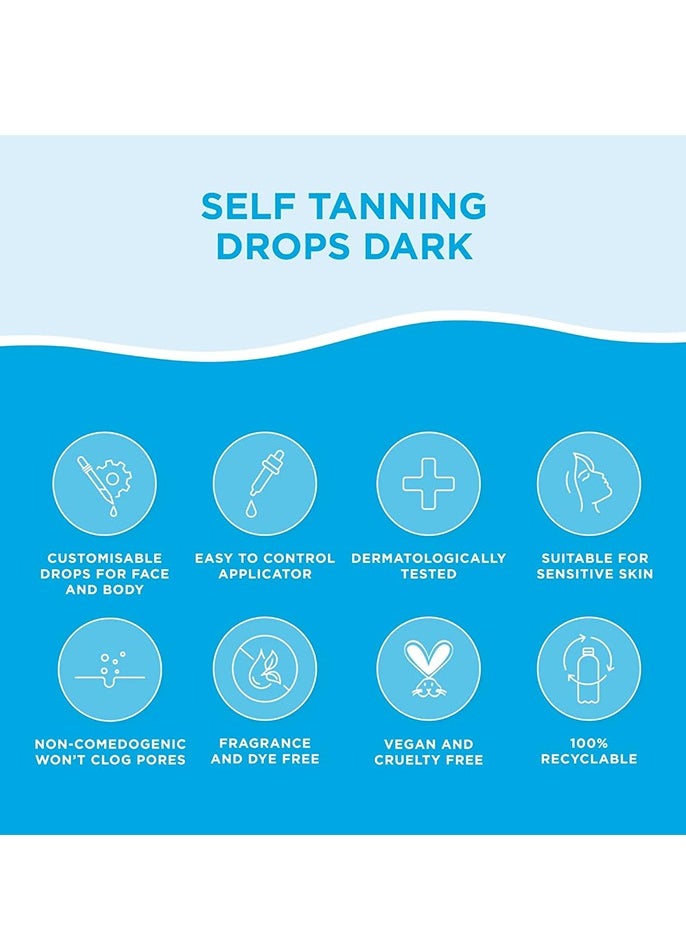 Bondi Sands Face Drops Dark 30ml