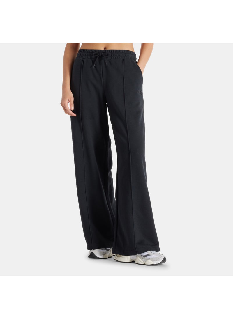 Women's French Terry Wide Leg Pants