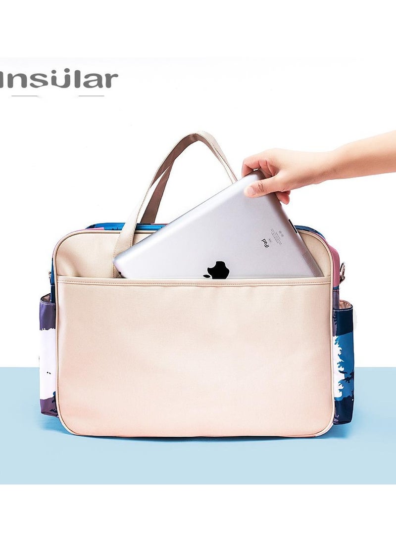 Floral Printed Baby Diaper Handbag