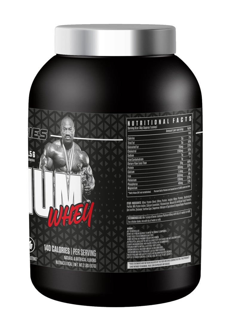 Black Series Platinum Whey - Ultra Premium Strength Whey & Isolate Protein - Toffee, 2lbs