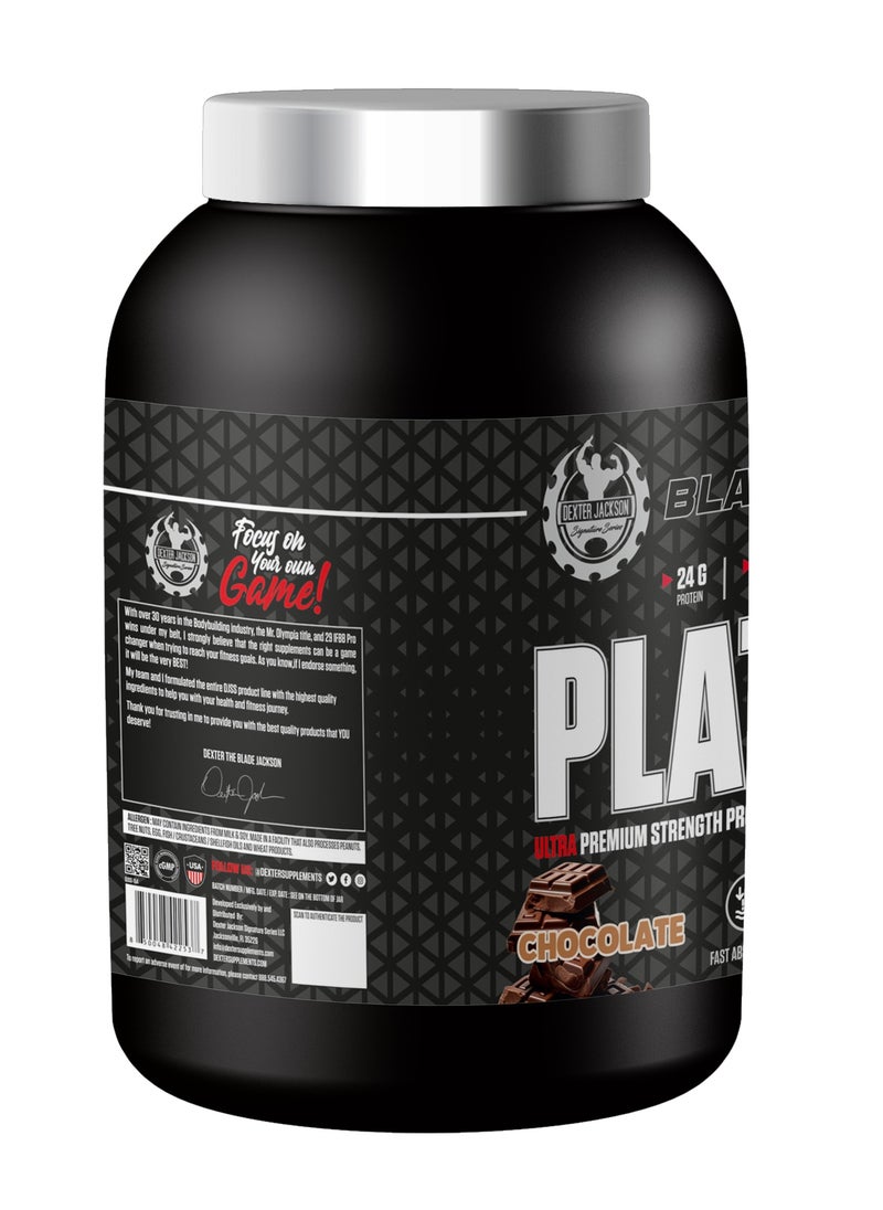 Black Series Platinum Whey - Ultra Premium Strength Whey & Isolate Protein - Chocolate, 2lbs