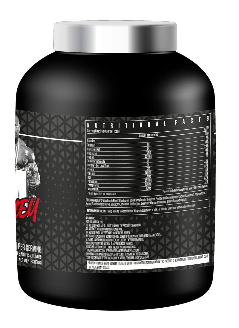 Black Series Platinum Whey - Ultra Premium Strength Whey & Isolate Protein - Toffee, 4lbs