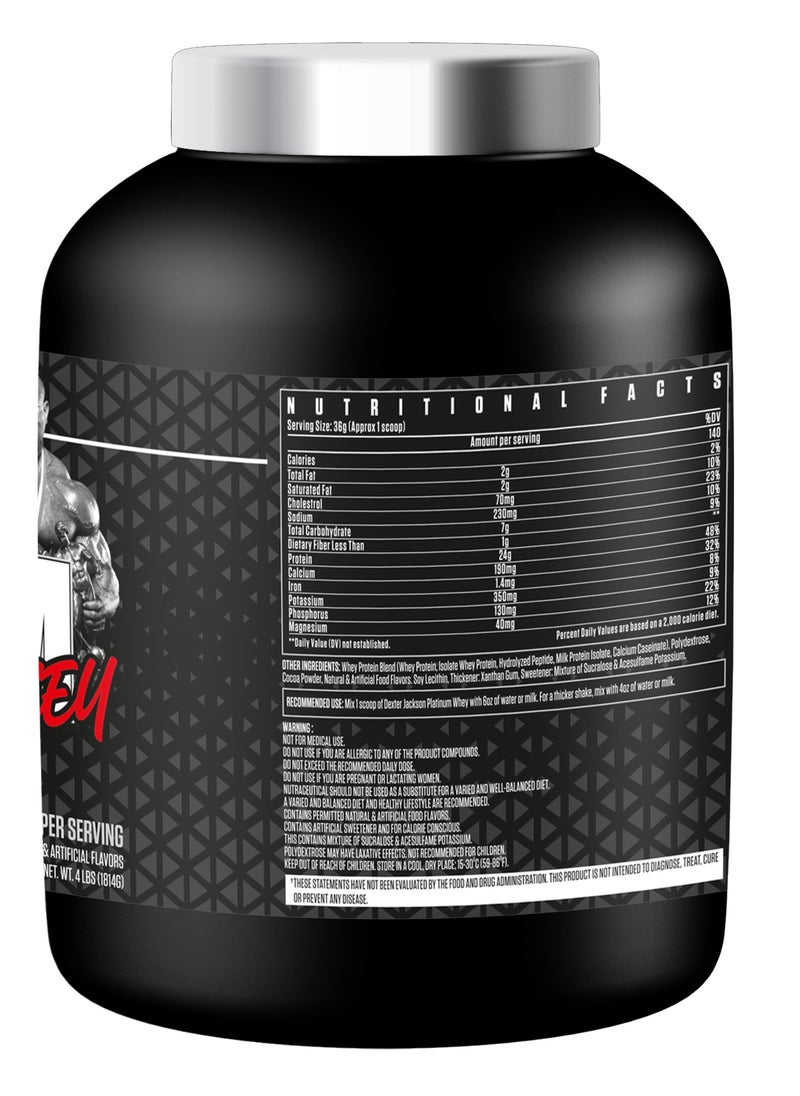 Black Series Platinum Whey - Ultra Premium Strength Whey & Isolate Protein - Chocolate, 4lbs