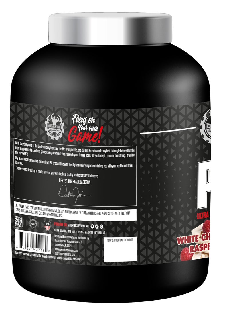 Black Series Platinum Whey - Ultra Premium Strength Whey & Isolate Protein -White Chocolate Raspberry, 4lbs