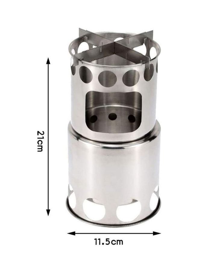 Portable Wood Burning Stove 21 x 11.5cm
