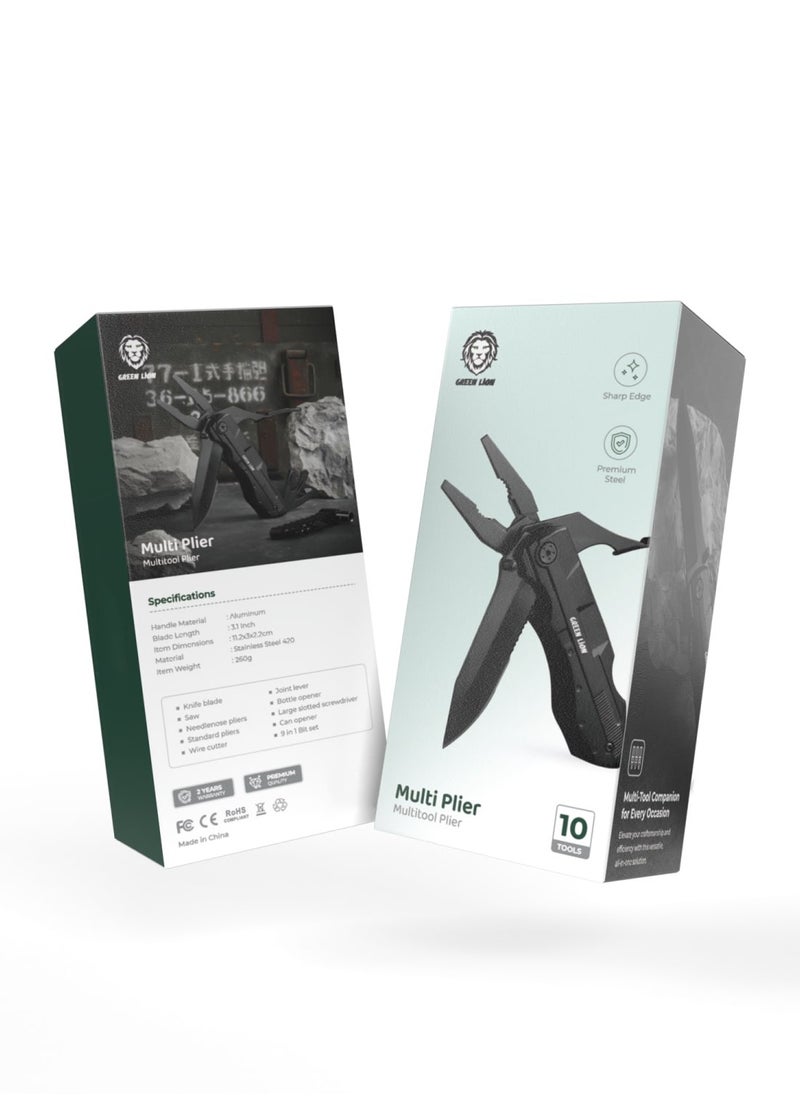 Multi Pliers with Fire Starter - Black