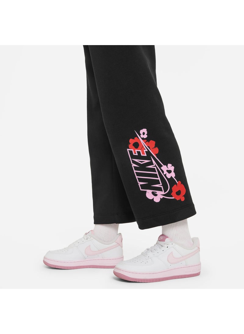 Kids' Floral Wide Leg Pants