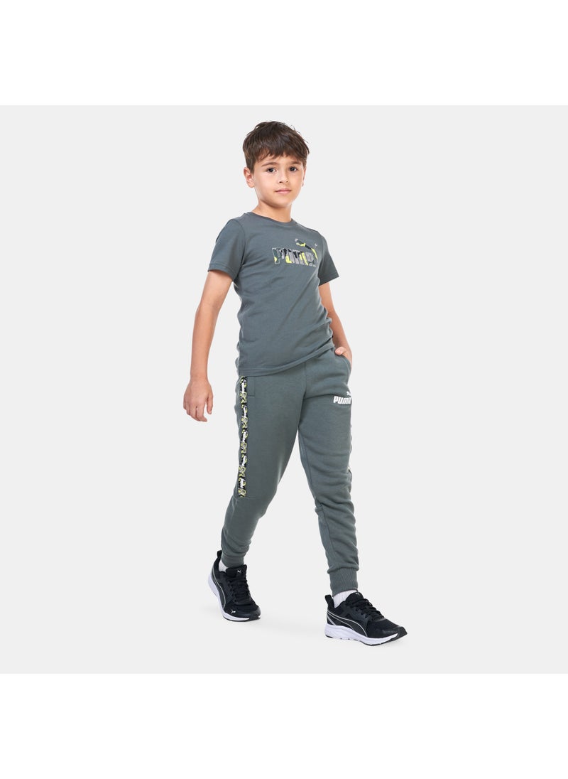 Kids' ESS+ Tape Camo Sweatpants