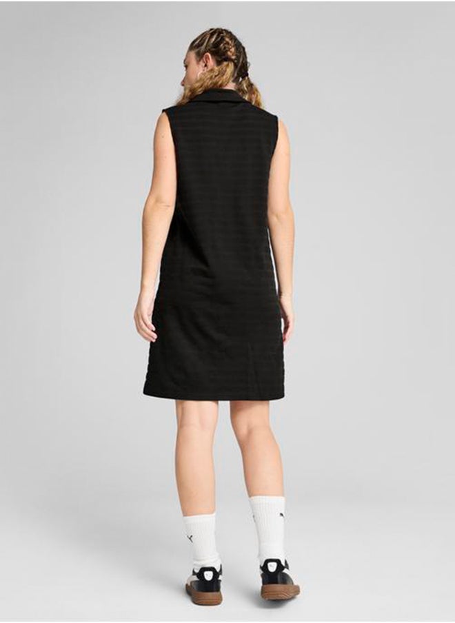 Sleeveless Polo Dress